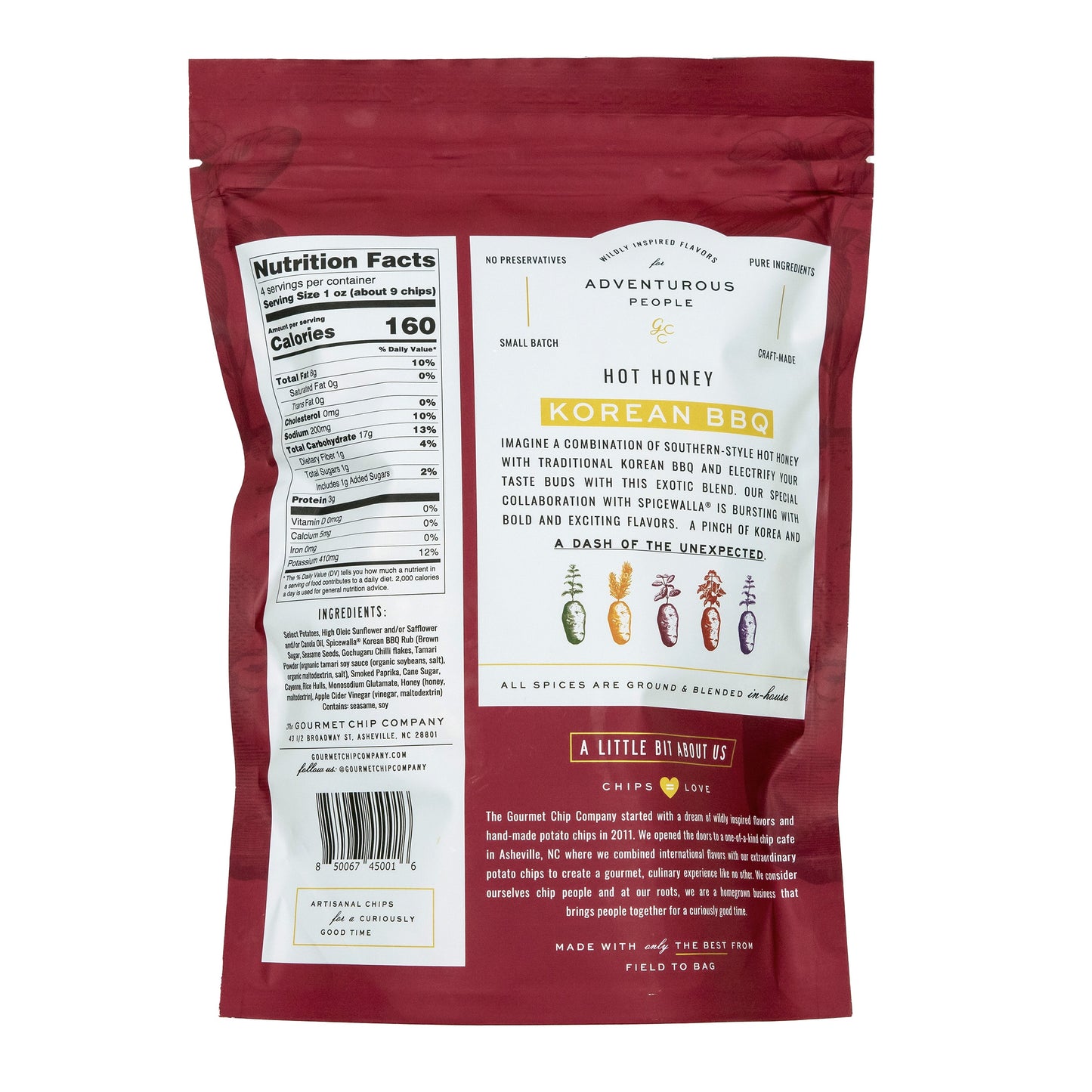 Hot Honey Korean BBQ Chip Pack