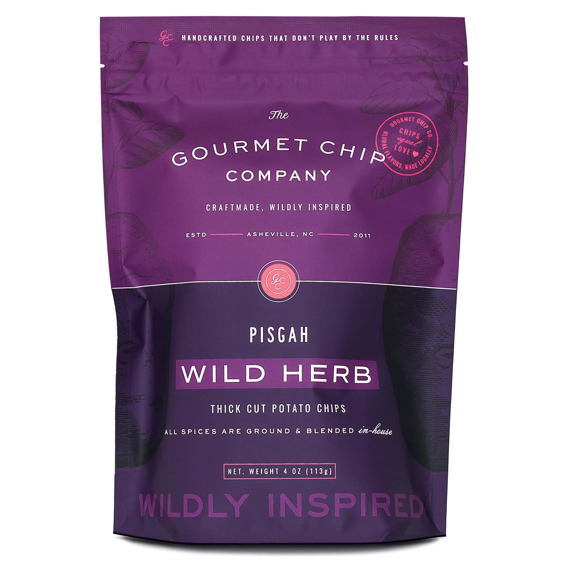 Pisgah Wild Herb Thick Cut Potato Chips