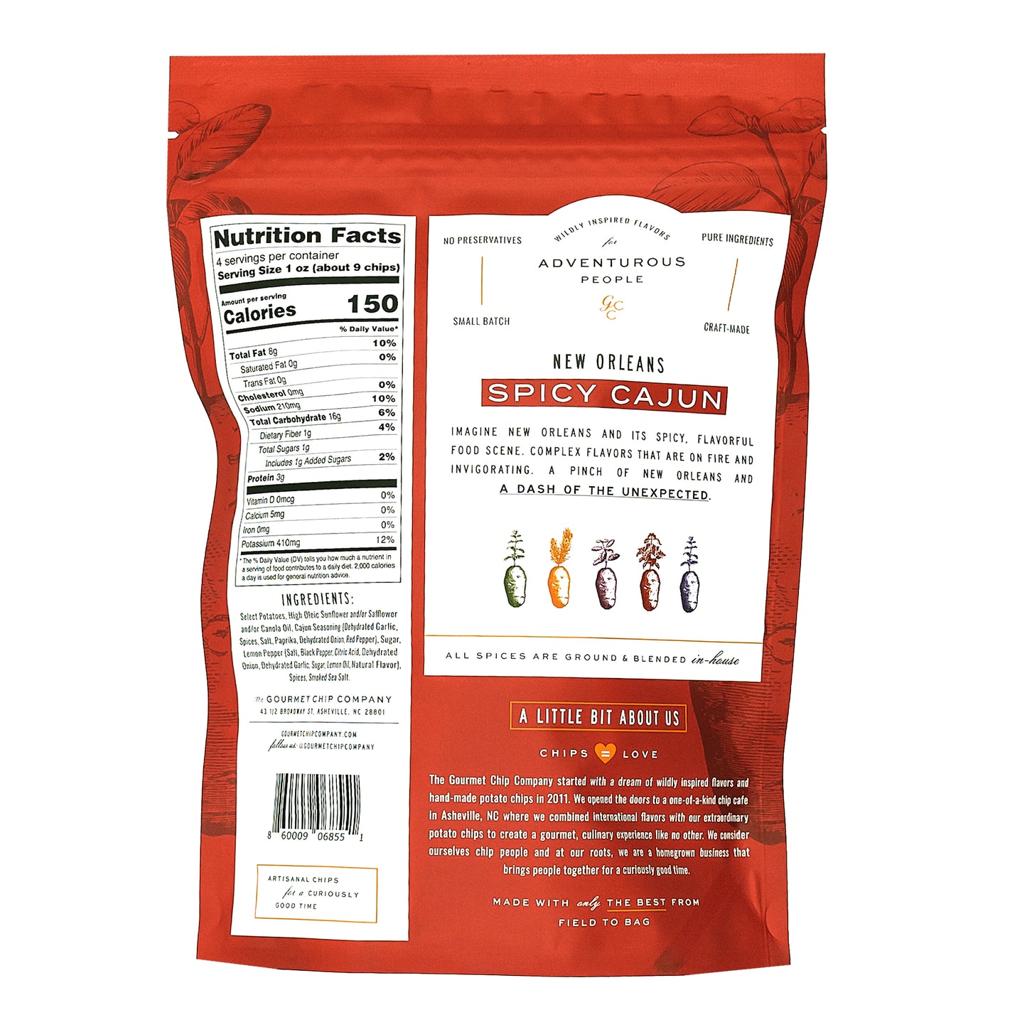 New Orleans Spicy Cajun Potato Chip Pack