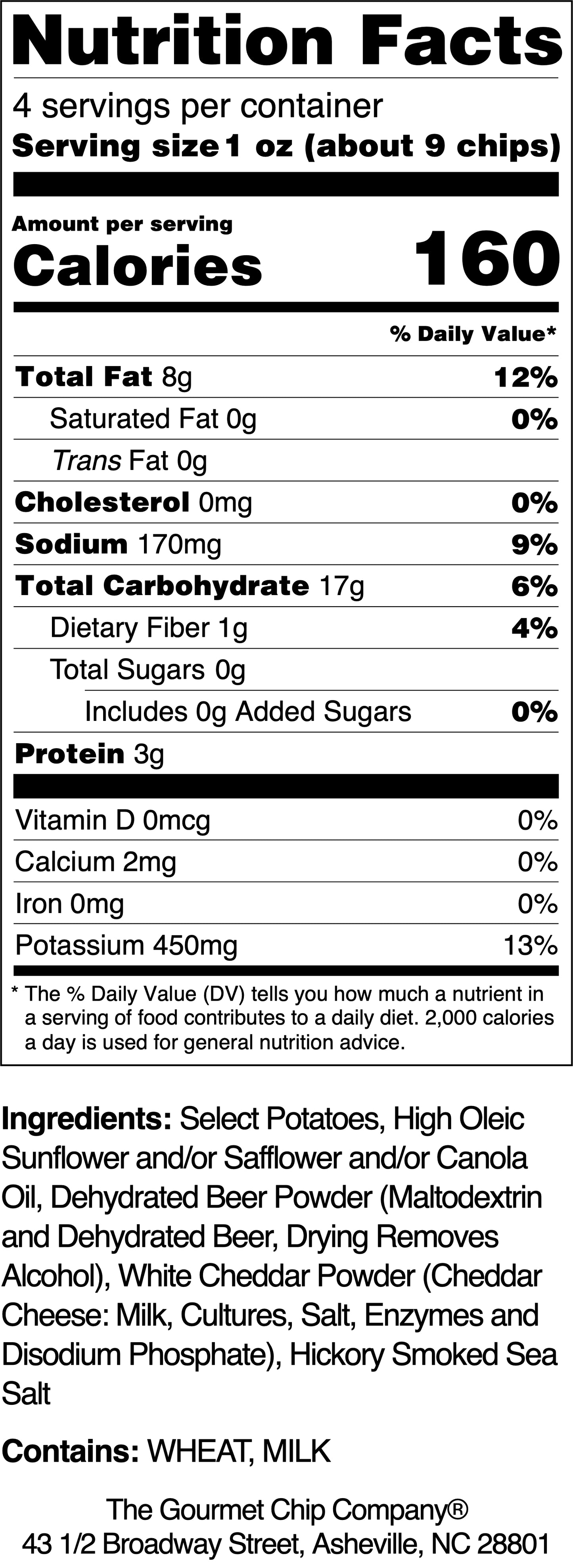 Smoked Hops Cheddar Potato Chip Pack