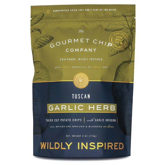 Tuscan Garlic Herb Infused Thick Cut Potato Chips