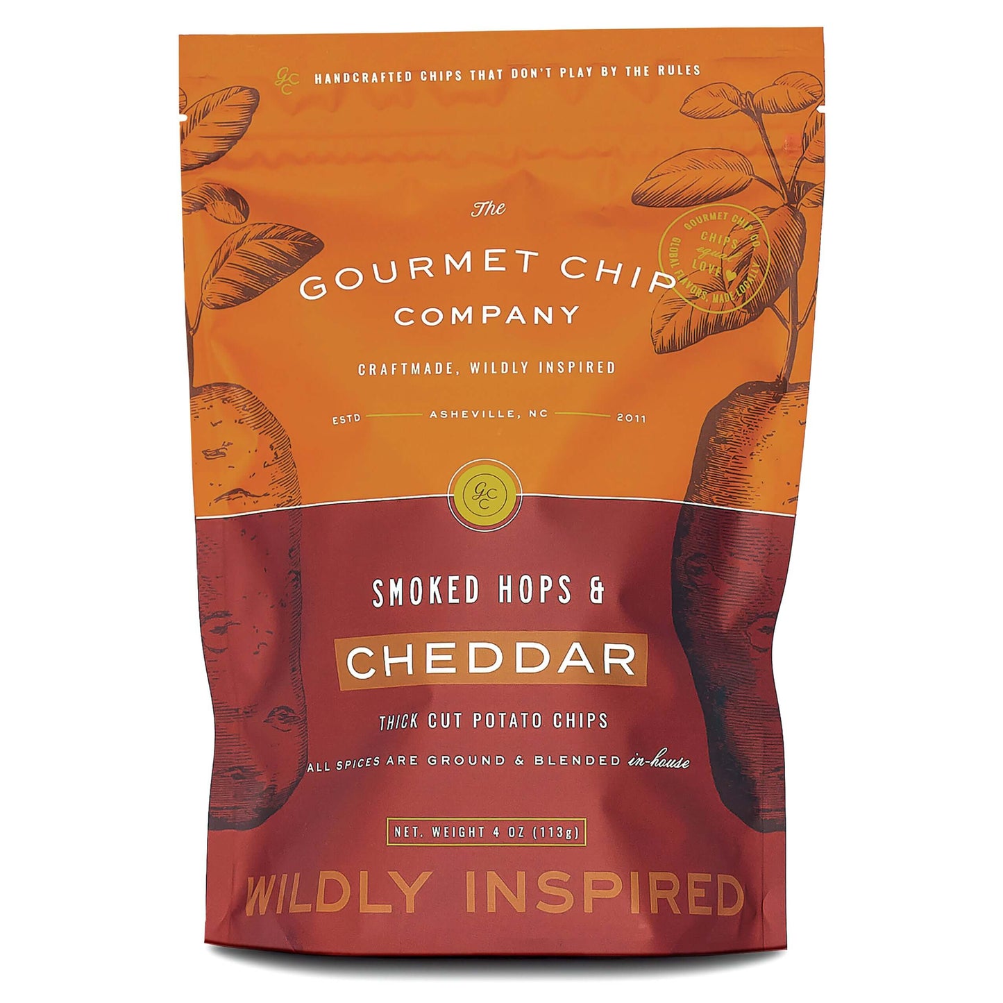 Smoked Hops & Cheddar Thick Cut Potato Chips