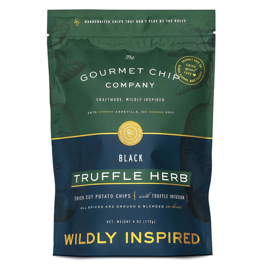 Black Truffle Herb Infused Thick Cut Potato Chips